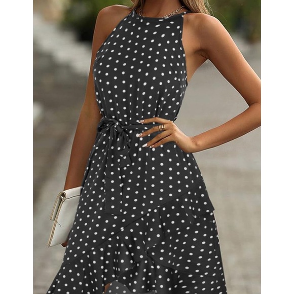 ECOWISH Polka Dot High-Low Dress – Size Large – NWT - Picture 7 of 9